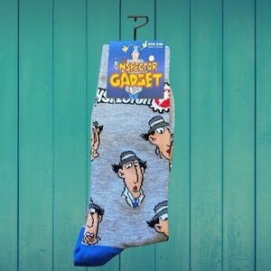 Inspector Gadget Crew Socks • Retro 80s 90s Cartoon • Unisex 7–12 Official